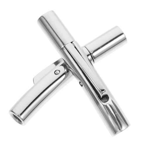 CORHAD 2 Stück Edelstahl Armbandverbinder Robuster Steckverschluss mit Rundloch Vielseitig Kompatibel für DIY Schmuckherstellung Langlebiger und Benutzerfreundlicher Schmuckverschluss CORHAD 2 Stück Edelstahl Armbandverbinder Robuster Steckverschluss mit Rundloch Vielseitig Kompatibel für DIY Schmuckherstellung Langlebiger und Benutzerfreundlicher Schmuckverschluss von CORHAD