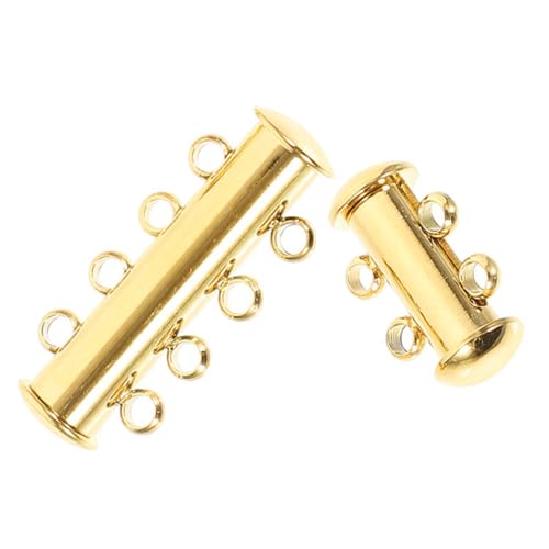 CORHAD 2 Stück Edelstahl Schmuckverbinder Langlebige Metallverschluss Clips für Armband und Halskette Mehrreihige Verbindung Einfach zu Befestigen für DIY Schmuckherstellung und CORHAD 2 Stück Edelstahl Schmuckverbinder Langlebige Metallverschluss Clips für Armband und Halskette Mehrreihige Verbindung Einfach zu Befestigen für DIY Schmuckherstellung und von CORHAD