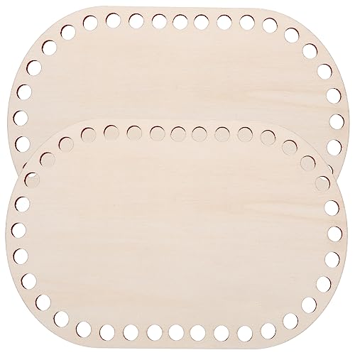 CORHAD 2 Stück Holz Korbböden zum Häkeln und Flechten Stabile DIY Taschenböden für Handgefertigte Häkelkörbe Kreative Korbdekoration und Praktische Aufbewahrung CORHAD 2 Stück Holz Korbböden zum Häkeln und Flechten Stabile DIY Taschenböden für Handgefertigte Häkelkörbe Kreative Korbdekoration und Praktische Aufbewahrung von CORHAD