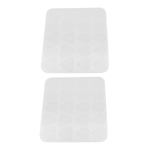 CORHAD 2 Stück Innovative Gitarrenplektrum Silikonform Ergonomische Wiederverwendbare Bass Gitarren-plektrum Gießform für DIY Schmuck Harzgießen Schlüsselanhänger Anhänger Einfach zu CORHAD 2 Stück Innovative Gitarrenplektrum Silikonform Ergonomische Wiederverwendbare Bass Gitarren-plektrum Gießform für DIY Schmuck Harzgießen Schlüsselanhänger Anhänger Einfach zu von CORHAD