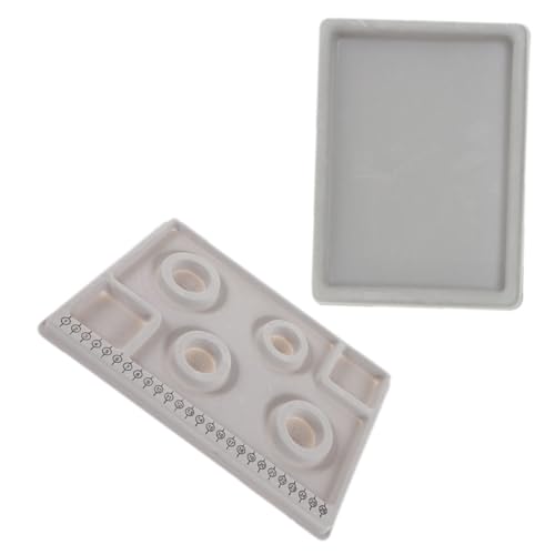 CORHAD 2 Stück Perlen designbrett aus Langlebigem PE und Flockmaterial Schmuckherstellung Organizer Tray für Armband Halsketten designs DIY Perlenbeads für Innovatives Beading CORHAD 2 Stück Perlen designbrett aus Langlebigem PE und Flockmaterial Schmuckherstellung Organizer Tray für Armband Halsketten designs DIY Perlenbeads für Innovatives Beading von CORHAD