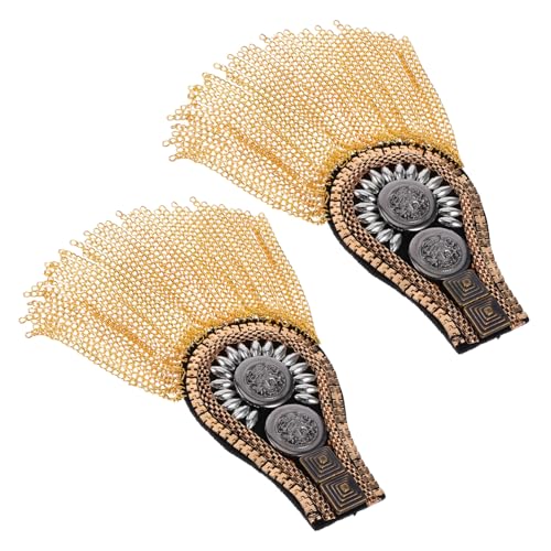CORHAD 2 Stück Schulterkette Schmuck mit Quasten Epaulette Verstellbar Langlebig Modisch für Party Hochzeit Abendveranstaltung CORHAD 2 Stück Schulterkette Schmuck mit Quasten Epaulette Verstellbar Langlebig Modisch für Party Hochzeit Abendveranstaltung von CORHAD