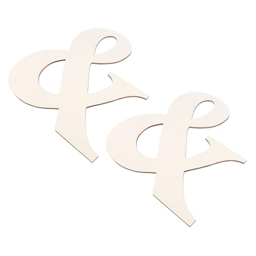 CORHAD 2 Stück Teiliges DIY Holzbuchstaben Robuste Holzscheiben zum Bemalen und Basteln Sichere Langlebige Holzstück deko für Kreative Wanddekoration und Individuelle Handwerksprojekte CORHAD 2 Stück Teiliges DIY Holzbuchstaben Robuste Holzscheiben zum Bemalen und Basteln Sichere Langlebige Holzstück deko für Kreative Wanddekoration und Individuelle Handwerksprojekte von CORHAD