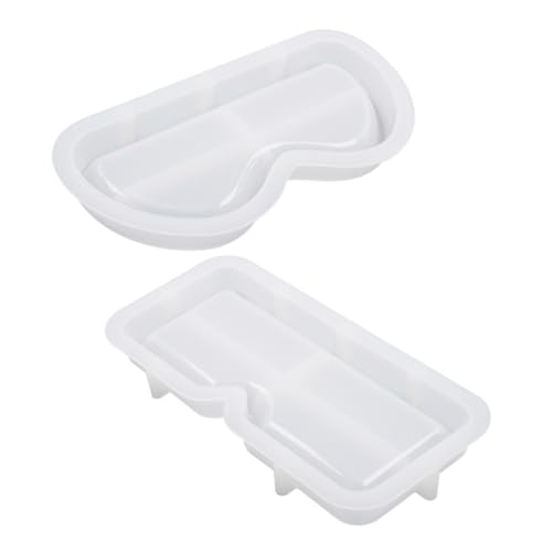CORHAD 2 Stück Teiliges Silikon gießform Brillentablett DIY Flexible Sichere Epoxidharzform zum Basteln Individueller Brillenhalter für Zuhause und Büro CORHAD 2 Stück Teiliges Silikon gießform Brillentablett DIY Flexible Sichere Epoxidharzform zum Basteln Individueller Brillenhalter für Zuhause und Büro von CORHAD