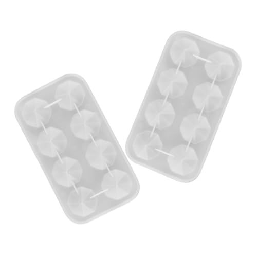 CORHAD 2 Stück Transparente Silikonformen Facettierte Edelstein Gießformen Langlebig Präzise Entformbar Vielseitig für DIY Schmuck Dekor Handwerk CORHAD 2 Stück Transparente Silikonformen Facettierte Edelstein Gießformen Langlebig Präzise Entformbar Vielseitig für DIY Schmuck Dekor Handwerk von CORHAD