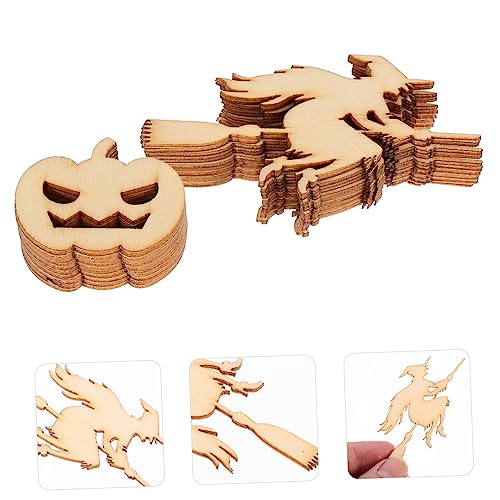 CORHAD 20 Stück Kürbis Hexendekoration Ausschnitte Kürbisdekorationen im Freien Hexen-Halloween-Dekorationen groß ausgeschnitten unfertige Holzscheiben Holzchip Holzhandwerk CORHAD 20 Stück Kürbis Hexendekoration Ausschnitte Kürbisdekorationen im Freien Hexen-Halloween-Dekorationen groß ausgeschnitten unfertige Holzscheiben Holzchip Holzhandwerk von CORHAD