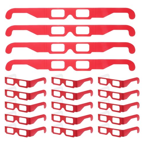 CORHAD Neon-3d-brille Für 20 Stück Weihnachts- Regenbogen Rot CORHAD Neon-3d-brille Für 20 Stück Weihnachts- Regenbogen Rot von CORHAD