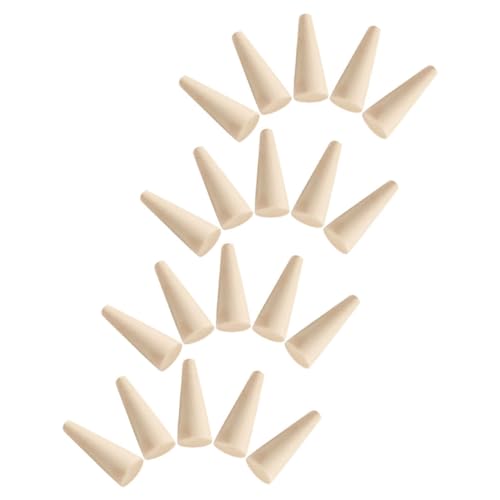 CORHAD 20 Stück Ringhalter Aus Naturholz, Unbemalte Holzkegel Zum Basteln, Bemalen, Schmuckständer, Fingerring-displayhalter, Organizer Für Mädchen Und Frauen, Diy-handwerk CORHAD 20 Stück Ringhalter Aus Naturholz, Unbemalte Holzkegel Zum Basteln, Bemalen, Schmuckständer, Fingerring-displayhalter, Organizer Für Mädchen Und Frauen, Diy-handwerk von CORHAD