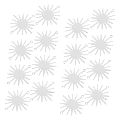 CORHAD 20 Stück Sonnenblumen-anhänger, sonnenblumen-form, Verbinder, Schmuck, Armband, Halskette, Verbinder, Anhänger, Handgefertigte, Splitter CORHAD 20 Stück Sonnenblumen-anhänger, sonnenblumen-form, Verbinder, Schmuck, Armband, Halskette, Verbinder, Anhänger, Handgefertigte, Splitter von CORHAD