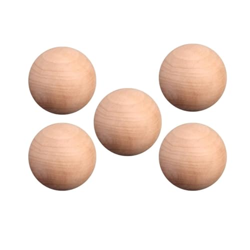 CORHAD 20 Stück Unlackierte Holzkugeln Durchmesser Natürliche Runde Bastelkugeln Holz für DIY Projekte Schmuckherstellung und Kreative Bastelideen von CORHAD