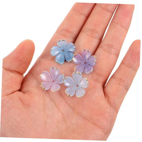 CORHAD 200 Stück Acryl Blütenperlen mit Farbverlauf Kirschblüten Spacer Bead Caps aus Acryl für DIY Schmuckherstellung Perlenkappen Vielseitige Schmuckzubehör für Halsketten Armbänder CORHAD 200 Stück Acryl Blütenperlen mit Farbverlauf Kirschblüten Spacer Bead Caps aus Acryl für DIY Schmuckherstellung Perlenkappen Vielseitige Schmuckzubehör für Halsketten Armbänder von CORHAD