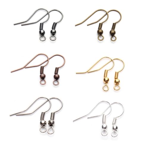CORHAD 200 Stück Allergie Ohrhaken Silber Ohrring Zubehör für Damen DIY Schmuckherstellung Einfache Langlebige Ohrhaken für Alltag und Party CORHAD 200 Stück Allergie Ohrhaken Silber Ohrring Zubehör für Damen DIY Schmuckherstellung Einfache Langlebige Ohrhaken für Alltag und Party von CORHAD