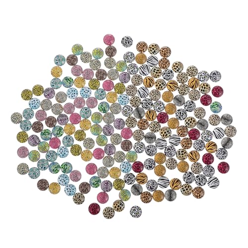 CORHAD 200 Stück Glas patch Leopardenmuster DIY Schmuckanhänger Cabochons Flach Rückseite für Halskette Armband Basteln Kunsthandwerk CORHAD 200 Stück Glas patch Leopardenmuster DIY Schmuckanhänger Cabochons Flach Rückseite für Halskette Armband Basteln Kunsthandwerk von CORHAD