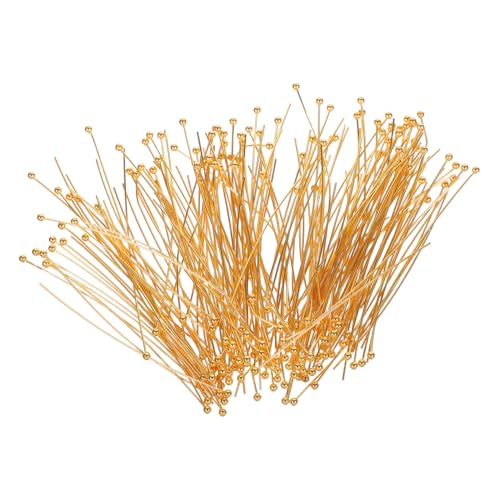 CORHAD 200 Stück Kupfer Rundkopf Pins Stabile Schmucknadeln mit Abgerundetem Kopf für Diy Ohrringe Armbänder Halsketten Vielseitige Bastelzubehörteile CORHAD 200 Stück Kupfer Rundkopf Pins Stabile Schmucknadeln mit Abgerundetem Kopf für Diy Ohrringe Armbänder Halsketten Vielseitige Bastelzubehörteile von CORHAD