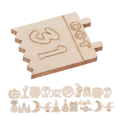 CORHAD 200 Stück Teiliges Halloween Holzscheiben mit Blanken Kürbis Totenkopf-ausschnitten Naturbelassenes DIY Bastelmaterial für Rustikale Holzornamente zur Herbstdekoration und Malspaß CORHAD 200 Stück Teiliges Halloween Holzscheiben mit Blanken Kürbis Totenkopf-ausschnitten Naturbelassenes DIY Bastelmaterial für Rustikale Holzornamente zur Herbstdekoration und Malspaß von CORHAD