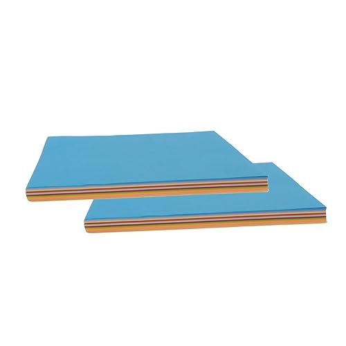 CORHAD 200Blätter Buntes Doppelseitiges Origami Papier Farben für Bastel und Kunstprojekte und Sicher für Erwachsene für DIY und Papierfalten von CORHAD