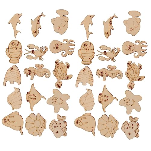 CORHAD 200Stücke DIY Holzscheiben Ozeantiere Bastelset für Dekoration und Geschenkanhänger Leere Holzplättchen für Handwerk und Kindergeburtstag CORHAD 200Stücke DIY Holzscheiben Ozeantiere Bastelset für Dekoration und Geschenkanhänger Leere Holzplättchen für Handwerk und Kindergeburtstag von CORHAD