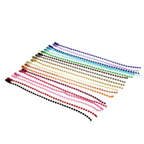 CORHAD 200Stücke Kreative Perlenkette Bunte DIY Schmuckperlenkette Robustem für Bastelprojekte für Dekoration und Charmante Accessoires von CORHAD