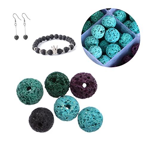 CORHAD 200Stücke Lava Perlen Spacer Perlen für Schmuckherstellung Vulkangestein Perlen DIY Zubehör für Armbänder Ohrringe und Dekoration CORHAD 200Stücke Lava Perlen Spacer Perlen für Schmuckherstellung Vulkangestein Perlen DIY Zubehör für Armbänder Ohrringe und Dekoration von CORHAD