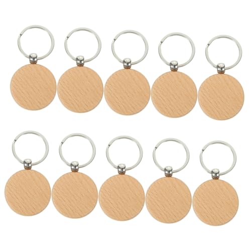 CORHAD 20Stücke Holz Schlüsselanhänger DIY Blanko Hölzerne Schlüsselringe zum Gravieren Bastelzubehör für Kreative und Dekoration CORHAD 20Stücke Holz Schlüsselanhänger DIY Blanko Hölzerne Schlüsselringe zum Gravieren Bastelzubehör für Kreative und Dekoration von CORHAD