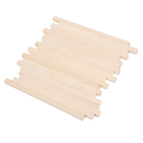 CORHAD 20Stücke Quadratische Holzdübelstangen Kiefernholz Unvollendete Holzstäbchen für DIY Projekte Basteln Holzhandwerk und Dekoration CORHAD 20Stücke Quadratische Holzdübelstangen Kiefernholz Unvollendete Holzstäbchen für DIY Projekte Basteln Holzhandwerk und Dekoration von CORHAD