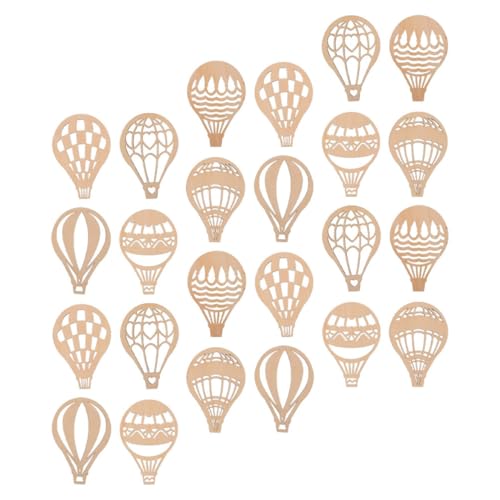 CORHAD 24 Stück Teiliges Holzscheiben Heißluftballon Ausschnitte Unbearbeitete Holzchips für DIY Bastelprojekte Partydekorationen und Heimkunstgestaltung CORHAD 24 Stück Teiliges Holzscheiben Heißluftballon Ausschnitte Unbearbeitete Holzchips für DIY Bastelprojekte Partydekorationen und Heimkunstgestaltung von CORHAD