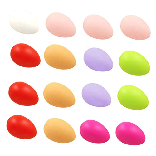 CORHAD 24 Stück Teiliges zum Bemalen Handbemalte DIY für Bunte Ostern Dekoration Strapazierfähige Eier mit Kreativer Gestaltung für Osterparty und Zufällige Farbe Zufällige Farbe von CORHAD