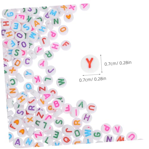 CORHAD 270 Stück Teiliges Bunte Buchstabenperlen mit Herz aus Acryl Flache Runde Buchstabenperlen für DIY Armbandgestaltung Schmuckherstellung und Familienbasteln CORHAD 270 Stück Teiliges Bunte Buchstabenperlen mit Herz aus Acryl Flache Runde Buchstabenperlen für DIY Armbandgestaltung Schmuckherstellung und Familienbasteln von CORHAD