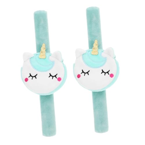 CORHAD 2Stücke Einhorn Slap Armbänder Schnapparmbänder für Cartoon Münzentüten Vielseitig Einsetzbar für Partys Geburtstagsgeschenke Leicht und Angenehm von CORHAD