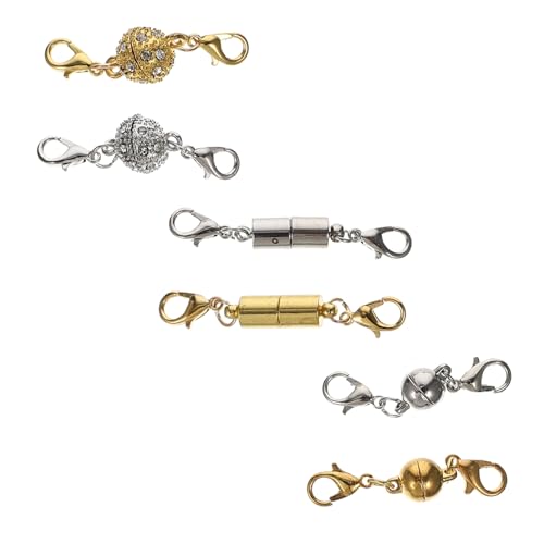 CORHAD 3 Sätze Magnetischer Schmuckverschluss Glänzend Installieren Praktische Ketten Und Armbandverlängerung Geeignet Für Schmuckherstellung Und Geschenkideen 6 Paare * 3 CORHAD 3 Sätze Magnetischer Schmuckverschluss Glänzend Installieren Praktische Ketten Und Armbandverlängerung Geeignet Für Schmuckherstellung Und Geschenkideen 6 Paare * 3 von CORHAD