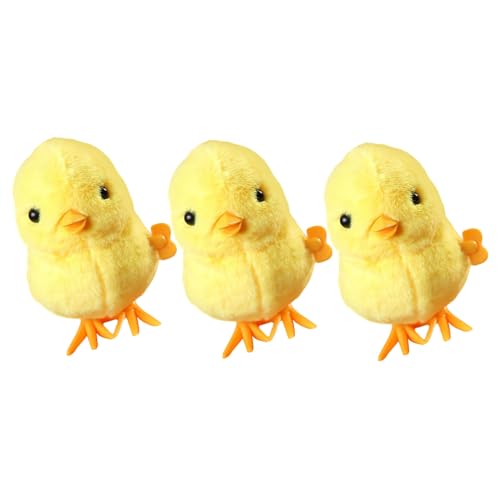 CORHAD 3 Stück Teiliges Aufziehspielzeug Küken Plüschspielzeug Interaktive Tiere Kindergeburtstag Mitgebsel Leichte Langlebige Wind up Tiere für Kleinkinder und Mädchen CORHAD 3 Stück Teiliges Aufziehspielzeug Küken Plüschspielzeug Interaktive Tiere Kindergeburtstag Mitgebsel Leichte Langlebige Wind up Tiere für Kleinkinder und Mädchen von CORHAD