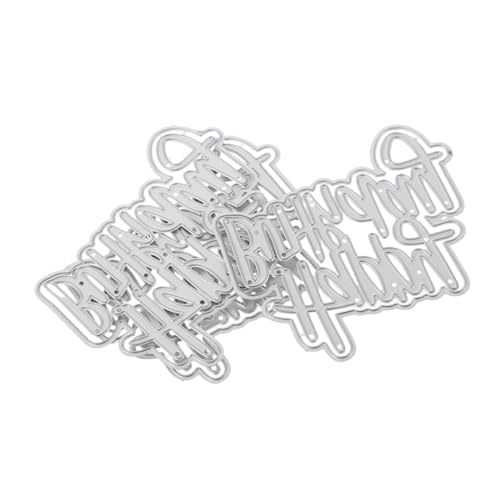 CORHAD 3 Stück Teiliges Happy Birthday Stanzformen aus Carbonstahl für DIY Scrapbooking Kartenherstellung und Papierprägung Langlebige Metall Schneidevorlagen für Kreative Bastelprojekte CORHAD 3 Stück Teiliges Happy Birthday Stanzformen aus Carbonstahl für DIY Scrapbooking Kartenherstellung und Papierprägung Langlebige Metall Schneidevorlagen für Kreative Bastelprojekte von CORHAD
