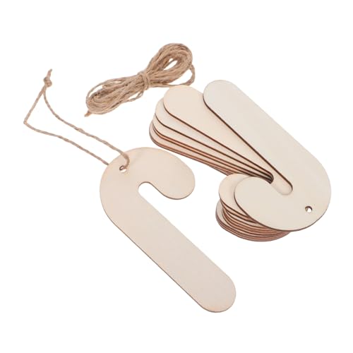 CORHAD 30 Stück Unlackierte Weihnachtsornamente Von Zuckerstangen, Zum Aufhängen, Leere Holzscheiben Mit Kordel, Bastelverzierungen Für Weihnachtsbaumdekorationen CORHAD 30 Stück Unlackierte Weihnachtsornamente Von Zuckerstangen, Zum Aufhängen, Leere Holzscheiben Mit Kordel, Bastelverzierungen Für Weihnachtsbaumdekorationen von CORHAD