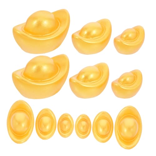 CORHAD 30 Stücke Miniatur Gold Harz Decor Dekorative Ornamente Luck Charms Chinesischen Dekorative Statuen von CORHAD