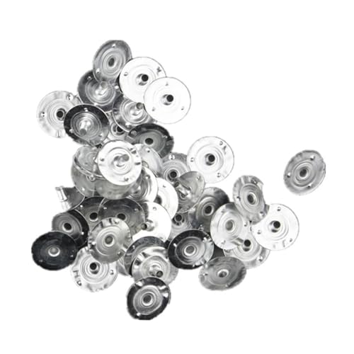 CORHAD 300 Stück DIY Kerzendocht Metallhalter Kerzen Dochtbasis Zubehör für Handgemachte Wachskerzen Herstellung Langlebig und Einsetzbar von CORHAD