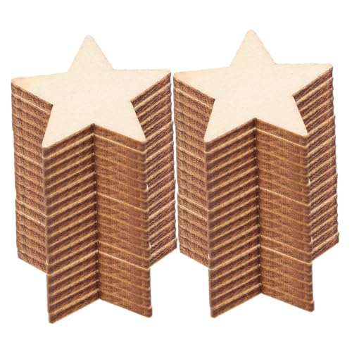 CORHAD 300 Stück Diy-holzsternformen, Unlackierte Naturholzscheiben, Blanke Holzsterne Zum Bemalen Für Weihnachtshochzeitsfeier-dekorationen, Bastelstücke, 25 Mm CORHAD 300 Stück Diy-holzsternformen, Unlackierte Naturholzscheiben, Blanke Holzsterne Zum Bemalen Für Weihnachtshochzeitsfeier-dekorationen, Bastelstücke, 25 Mm von CORHAD