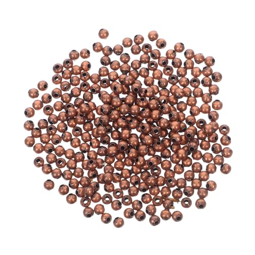 CORHAD 300 Stück Große Runde Metall Spacer Beads Loch Glatt für DIY Schmuck Armbänder Halsketten Ohrringe Robust und Hautfreundlich CORHAD 300 Stück Große Runde Metall Spacer Beads Loch Glatt für DIY Schmuck Armbänder Halsketten Ohrringe Robust und Hautfreundlich von CORHAD