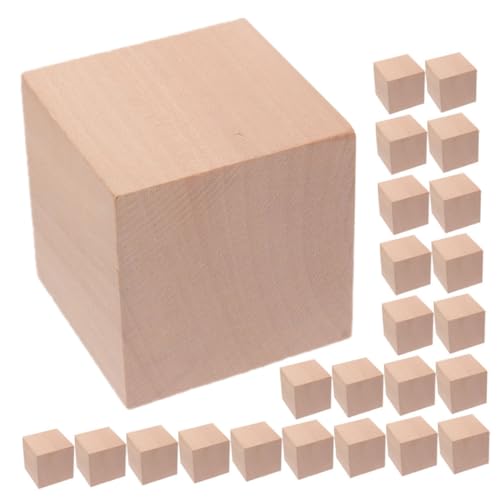 CORHAD 30Stücke Unfertige Holzwürfelblöcke Naturholz für Bastelprojekte DIY und Mathematikunterricht Robuste Sichere Klötze für Ideen und Lernspielzeug CORHAD 30Stücke Unfertige Holzwürfelblöcke Naturholz für Bastelprojekte DIY und Mathematikunterricht Robuste Sichere Klötze für Ideen und Lernspielzeug von CORHAD