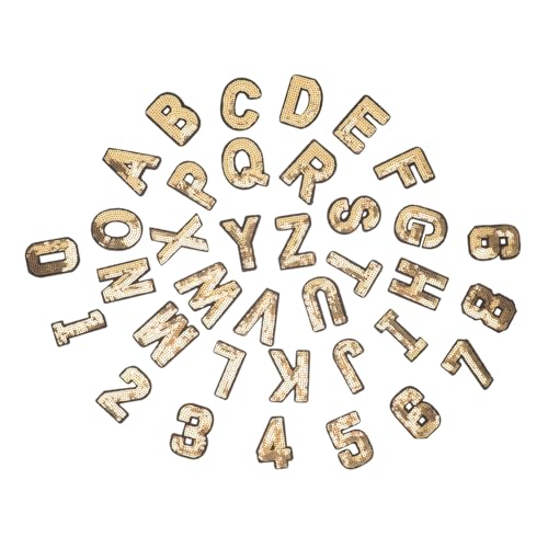 CORHAD 36 Stück Teiliges Bügelbuchstaben aus Bestickten Stoffpatches Selbstklebend für DIY Bekleidung Reparaturfähige Applikationen Vielseitig für Jacken Jeans Rucksäcke und Kreative CORHAD 36 Stück Teiliges Bügelbuchstaben aus Bestickten Stoffpatches Selbstklebend für DIY Bekleidung Reparaturfähige Applikationen Vielseitig für Jacken Jeans Rucksäcke und Kreative von CORHAD