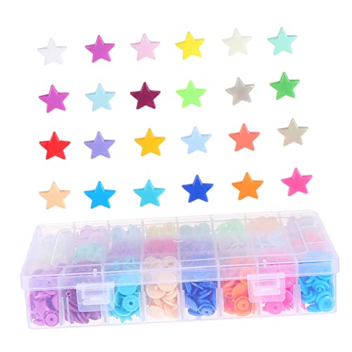 CORHAD 360 Sets Druckknöpfe Aus Kunststoff Zum Drücken Von Druckknöpfen Aus Dekorativem Harz in Sternform Komplettes Set Für Kleidungszubehör CORHAD 360 Sets Druckknöpfe Aus Kunststoff Zum Drücken Von Druckknöpfen Aus Dekorativem Harz in Sternform Komplettes Set Für Kleidungszubehör von CORHAD