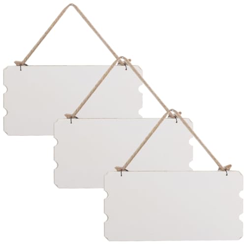 CORHAD 3Stücke Leere Holzschilder zum Dekorieren DIY Hängende Schilder für Hochzeit Zuhause Garten und Party für Kreative Handarbeiten und Persönliche Botschaften CORHAD 3Stücke Leere Holzschilder zum Dekorieren DIY Hängende Schilder für Hochzeit Zuhause Garten und Party für Kreative Handarbeiten und Persönliche Botschaften von CORHAD