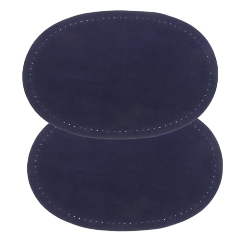 CORHAD 4 Paare Ellbogenflicken Oval Stoffpatches zum Aufnähen Langlebige Atmungsaktive Reparaturapplikationen für Pullover Jacken und Hosen DIY Dekorative Ellbogenpatches für Herren von CORHAD
