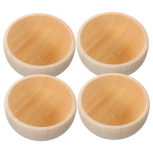 CORHAD 4 Sätze Diy Holzschalen Set Set Kleine Unbemalte Holzschalen Für Kreative Bastelideen Für Dekorationen Naturholz Glatt Und Vielseitig 4 Stück * 4 CORHAD 4 Sätze Diy Holzschalen Set Set Kleine Unbemalte Holzschalen Für Kreative Bastelideen Für Dekorationen Naturholz Glatt Und Vielseitig 4 Stück * 4 von CORHAD