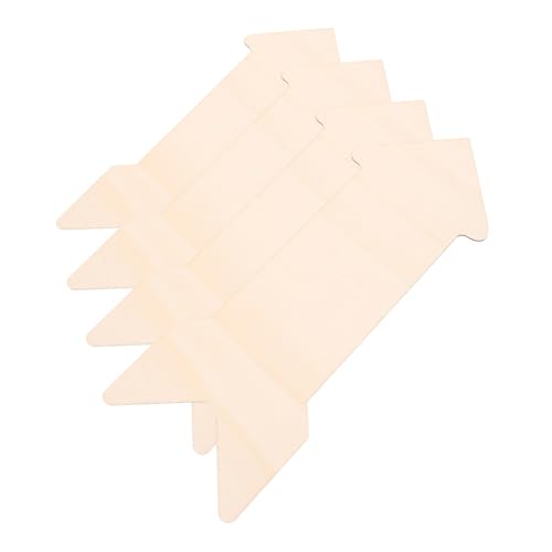 CORHAD 4 Stück DIY Malmaterialien DIY Ausschnittdekor Pfeile Schilder Blanko Weihnachtsausschnitte Graffiti Zubehör Pfeilausschnitte Blanko Plakette Schilder Zum von CORHAD