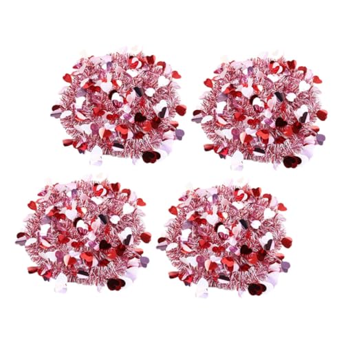 CORHAD 4 Stück Liebe Rüschenoberteile Perlen Haken Swag Knospe Valentinstag Girlande des Deckels Kränze Medaillon Lametta Partyzubehör Partyhintergrund Streifen Partylayout CORHAD 4 Stück Liebe Rüschenoberteile Perlen Haken Swag Knospe Valentinstag Girlande des Deckels Kränze Medaillon Lametta Partyzubehör Partyhintergrund Streifen Partylayout von CORHAD