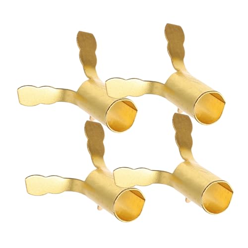 CORHAD 4 Stück Öllampendochthalter, Metalldochtständer, Clips, Basis Für Öllampen, Für Petroleumlampen, Outdoor-aktivitäten Und Notfallsituationen CORHAD 4 Stück Öllampendochthalter, Metalldochtständer, Clips, Basis Für Öllampen, Für Petroleumlampen, Outdoor-aktivitäten Und Notfallsituationen von CORHAD