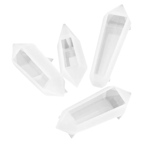 CORHAD 4 Stück Pendel-harzformen, Quarzkristall-gussformen Für Epoxidharz, Silikonformen Für Halsketten, Anhänger, Basteln, DIY CORHAD 4 Stück Pendel-harzformen, Quarzkristall-gussformen Für Epoxidharz, Silikonformen Für Halsketten, Anhänger, Basteln, DIY von CORHAD