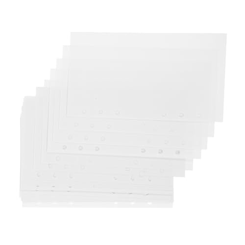 CORHAD 40 Blatt Sammelalbum für Aufkleber und Washi Tape Beidseitig Glattes Trägerpapier Abnehmbares Ringbuch Hochwertiges Papier zum Organisieren von Sticker-sammelseiten von CORHAD