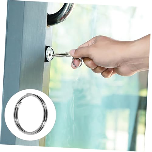 CORHAD 400 Stück Teiliges Schlüsselring aus Langlebigem Glatte Oberfläche Rostfrei und Formstabil Flexible Öffnung für Einfache Befestigung für Autoschlüssel Türschlüssel DIY Schmuck und CORHAD 400 Stück Teiliges Schlüsselring aus Langlebigem Glatte Oberfläche Rostfrei und Formstabil Flexible Öffnung für Einfache Befestigung für Autoschlüssel Türschlüssel DIY Schmuck und von CORHAD