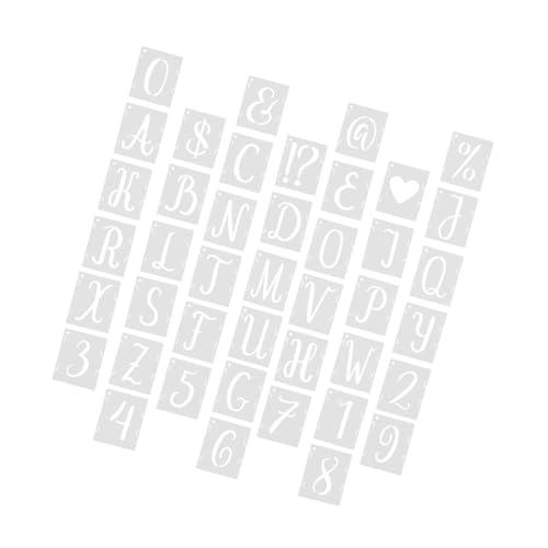 CORHAD 42-teilige Buchstaben-alphabet-zahlen-schablonen: Sprühfarbe, Kunsthandwerk, Wiederverwendbare Vorlagen Für Holz, Stoff, Wände, Felsen, Beschilderung, Diy-graffiti-zeichenprojekte CORHAD 42-teilige Buchstaben-alphabet-zahlen-schablonen: Sprühfarbe, Kunsthandwerk, Wiederverwendbare Vorlagen Für Holz, Stoff, Wände, Felsen, Beschilderung, Diy-graffiti-zeichenprojekte von CORHAD